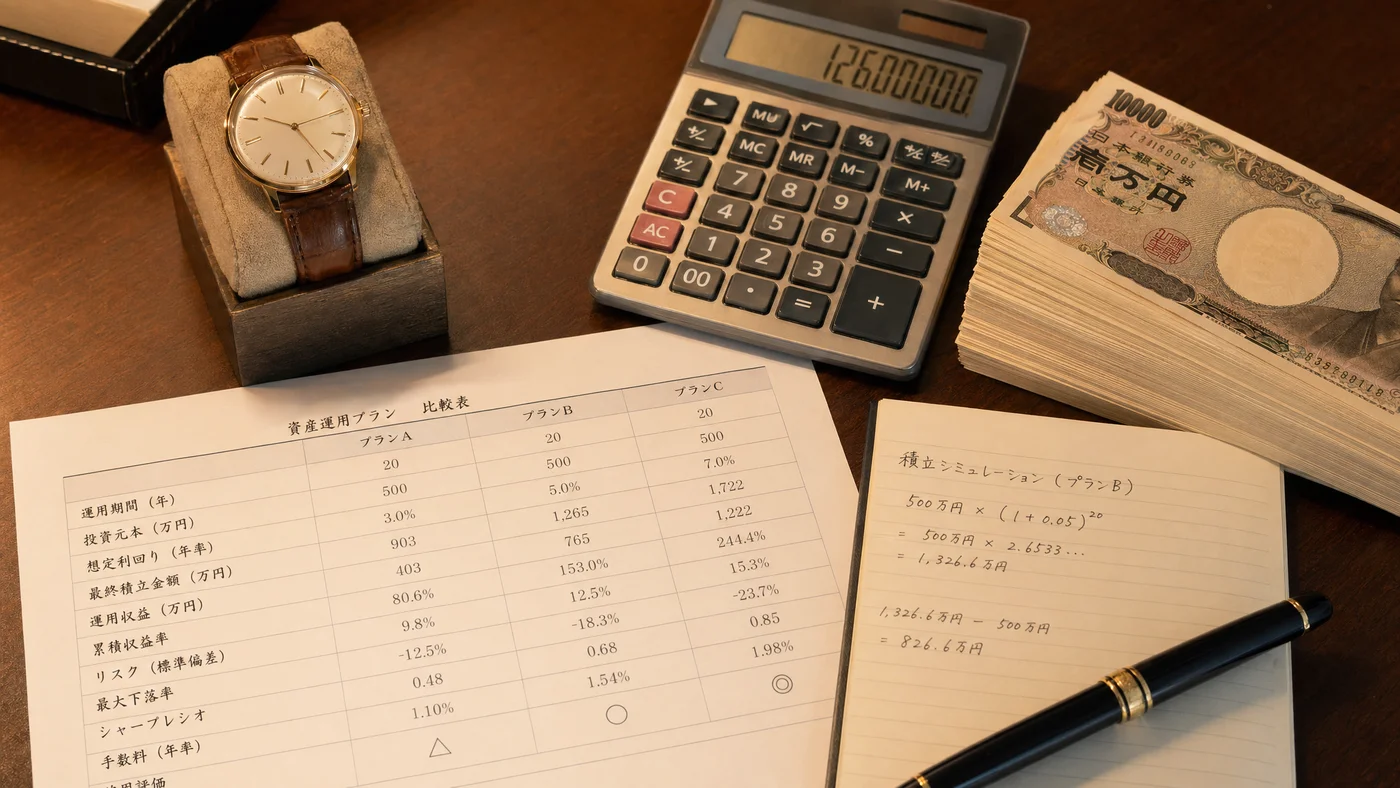 高級時計担保で100万円借入する場合の利息シミュレーション