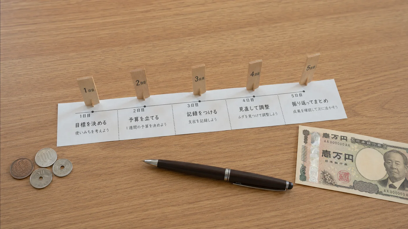 残り日数別のしのぎ方タイムラインイメージ