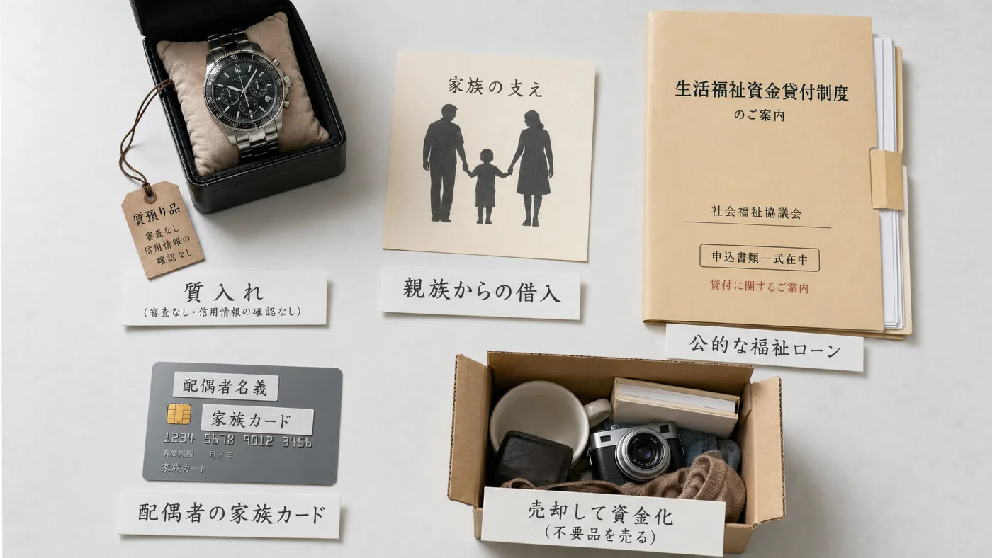 ブラック状態でも利用できる5つの選択肢の比較