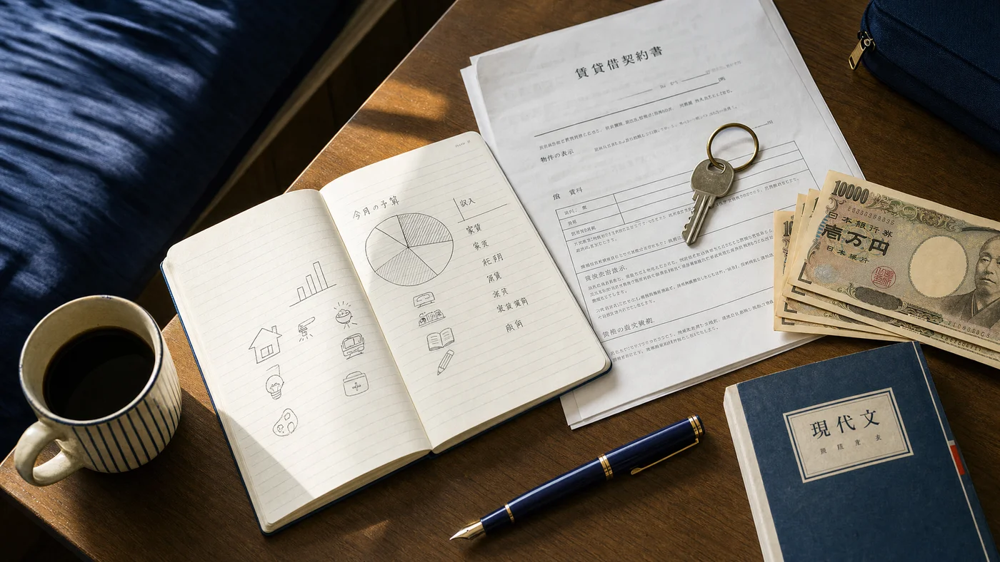 大学生の一人暮らし家賃を考えるイメージ