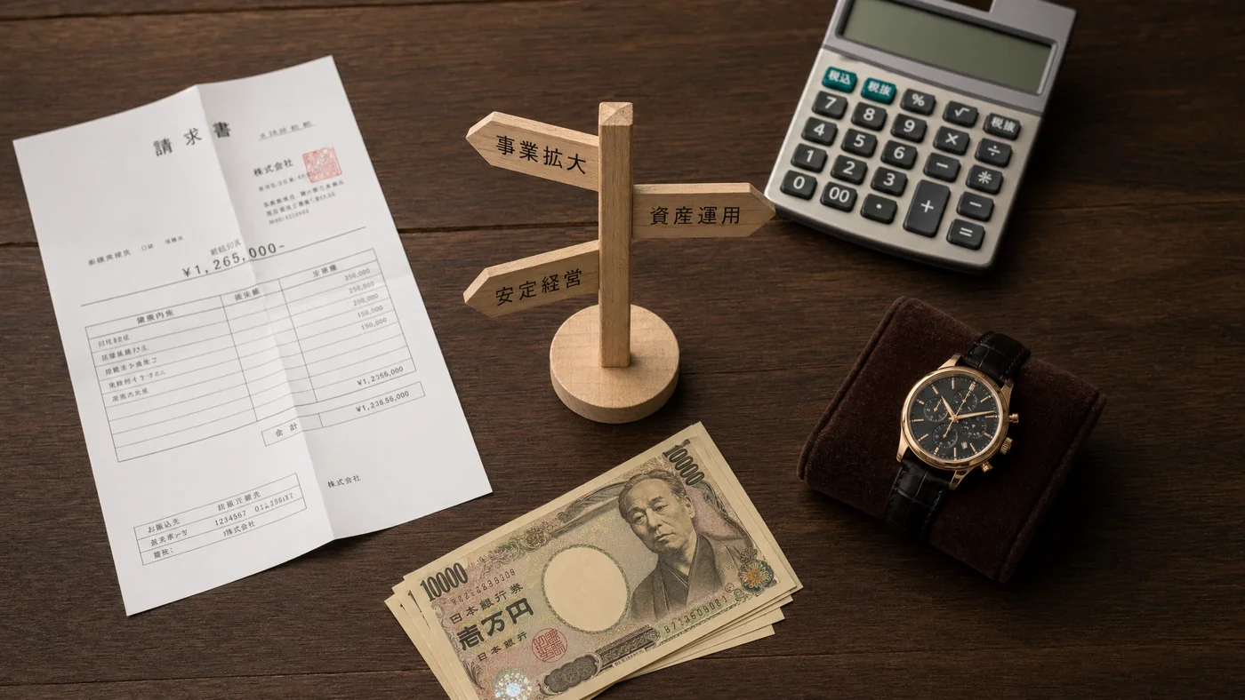 経営者の資金調達意思決定軸イメージ