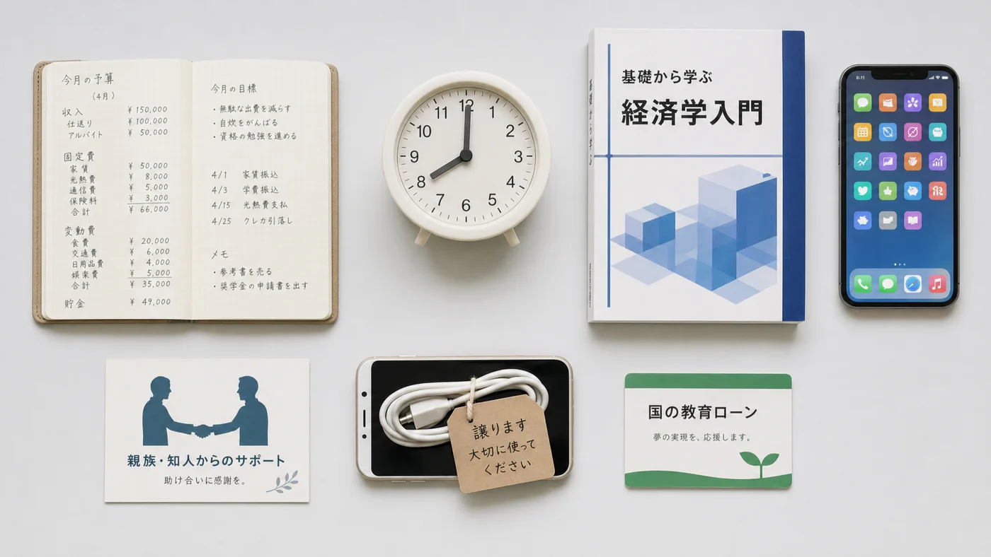 学生が使える7つの選択肢を即日性と親バレリスクで比較
