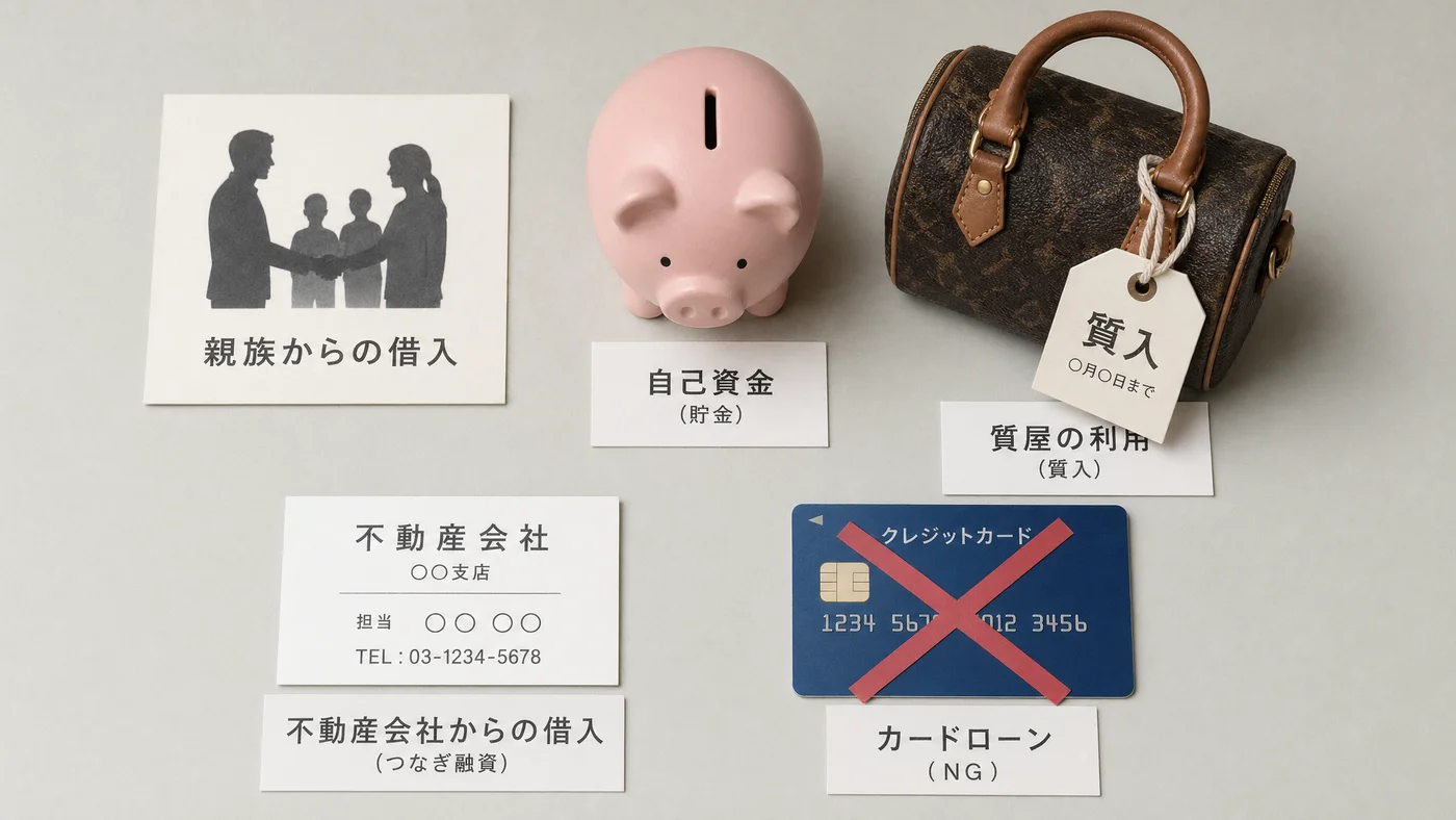 住宅ローン審査前の調達手段比較