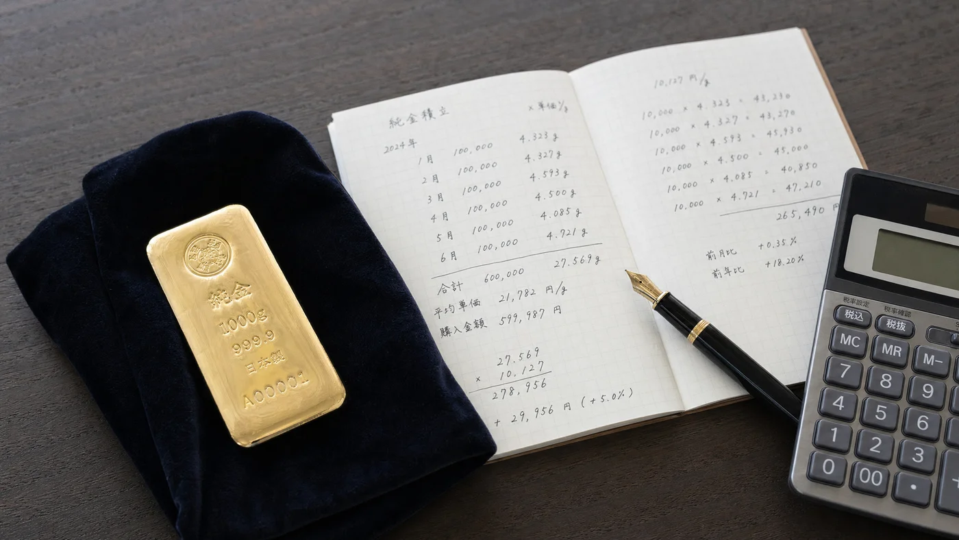 金の実額シミュレーションイメージ
