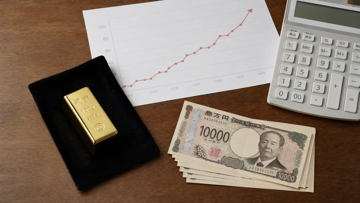 金の値上がりで追加融資が受けられる仕組みのイメージ