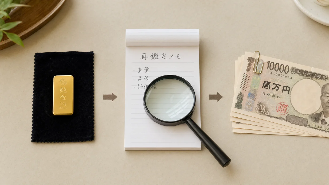 再査定→追加融資の流れイメージ
