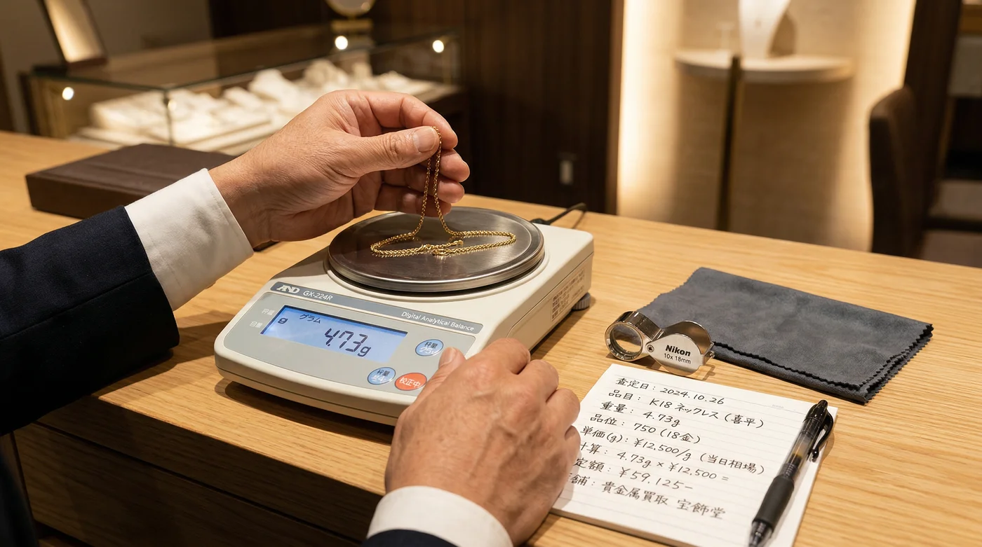 金価格が上がると追加融資を受けられる質屋の仕組み