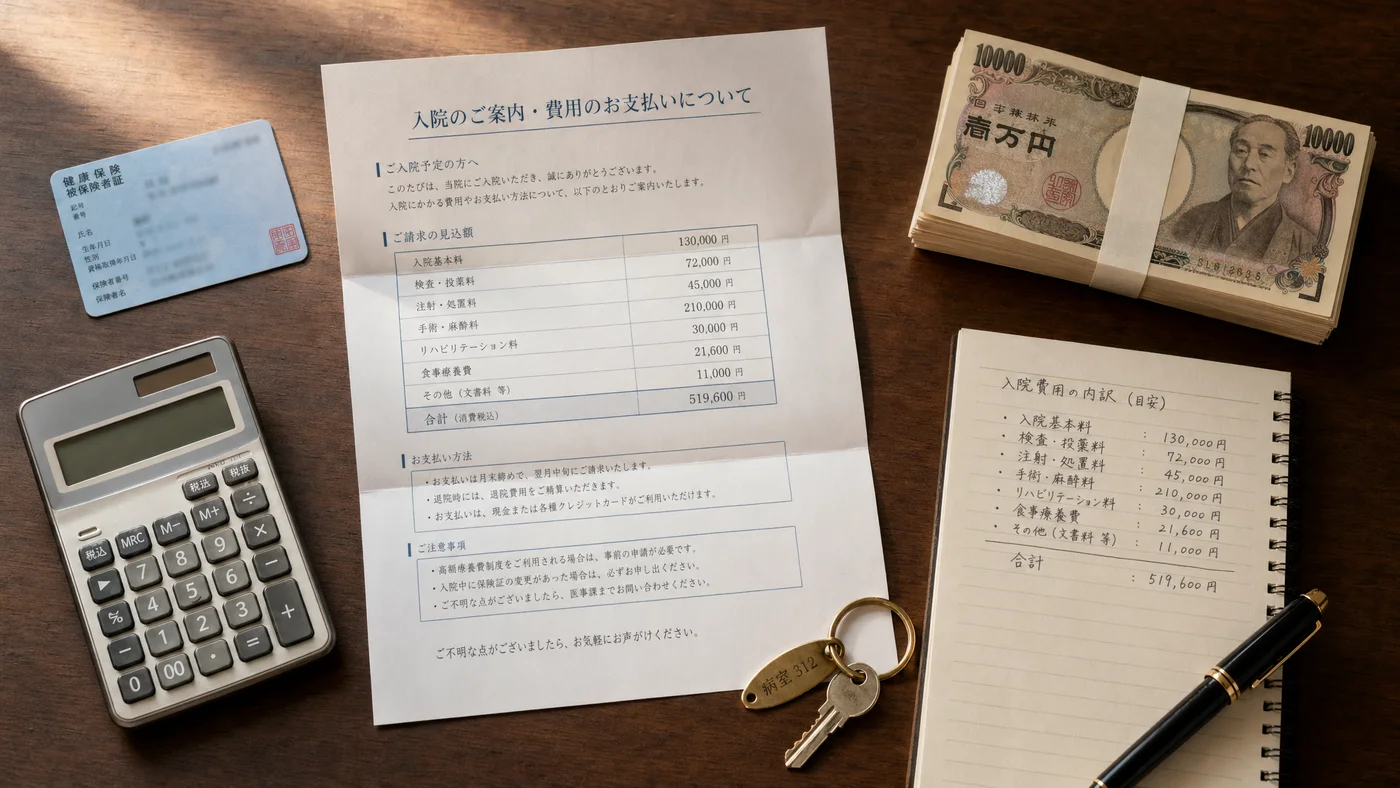 親の入院費を即日確保する場面のイメージ