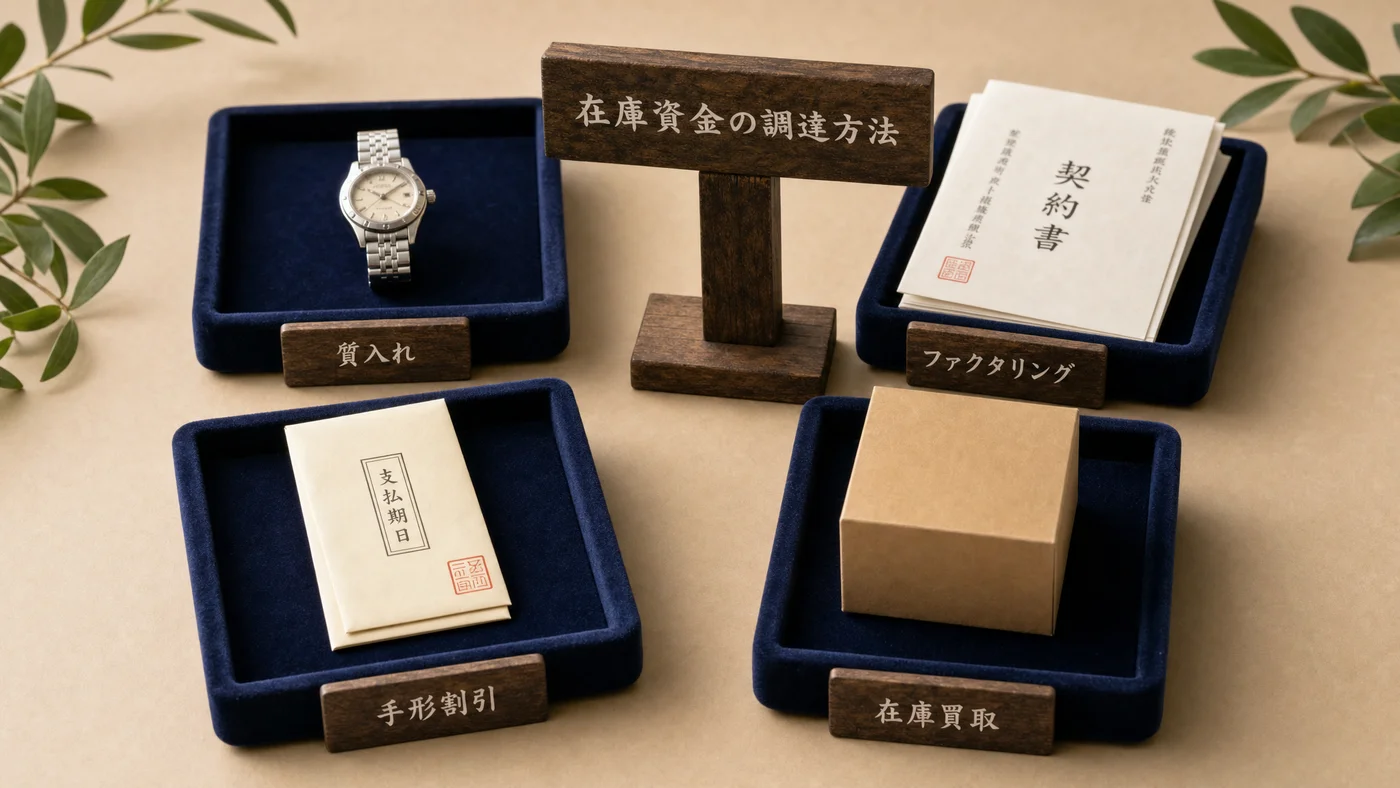 調達手段ごとのスピード・コスト・条件を比較する概念図