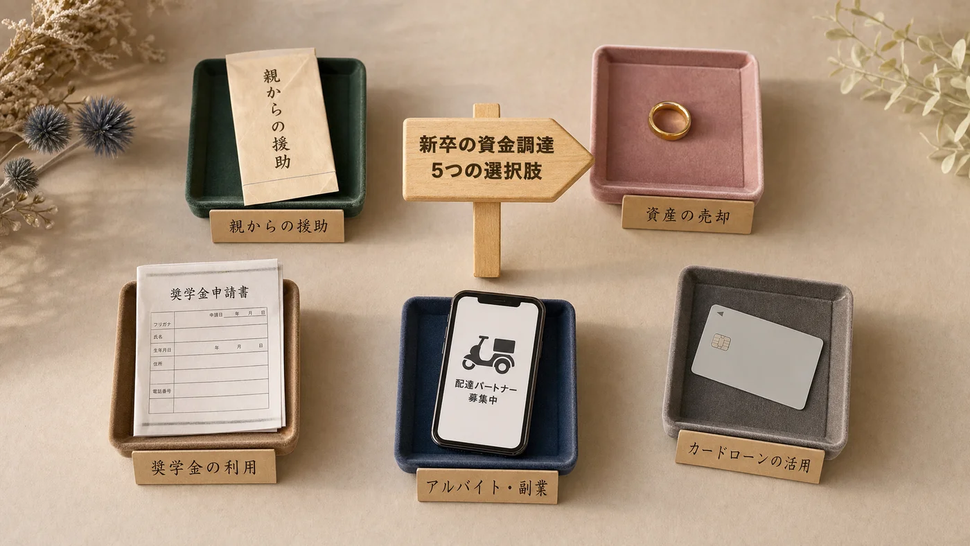 資金確保の選択肢比較