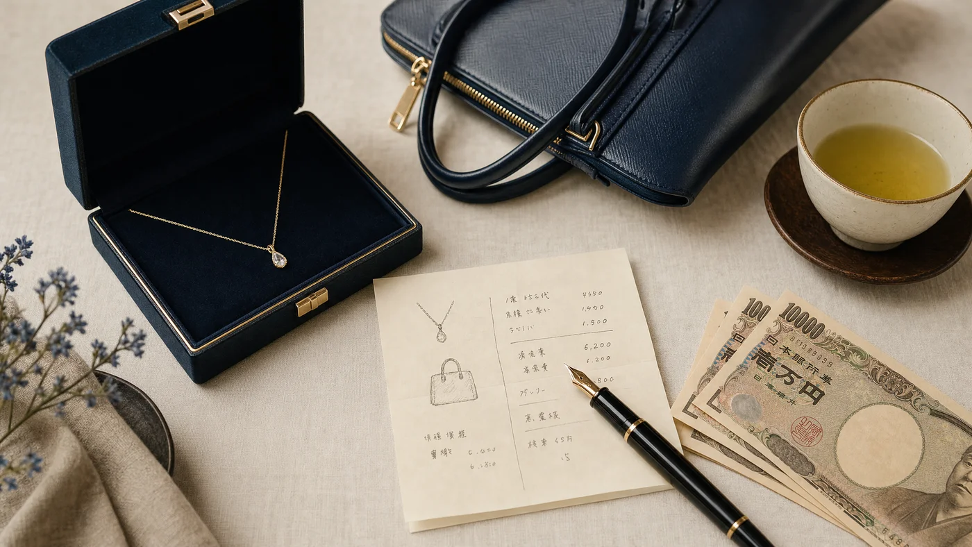 専業主婦が現金を確保する場面のイメージ