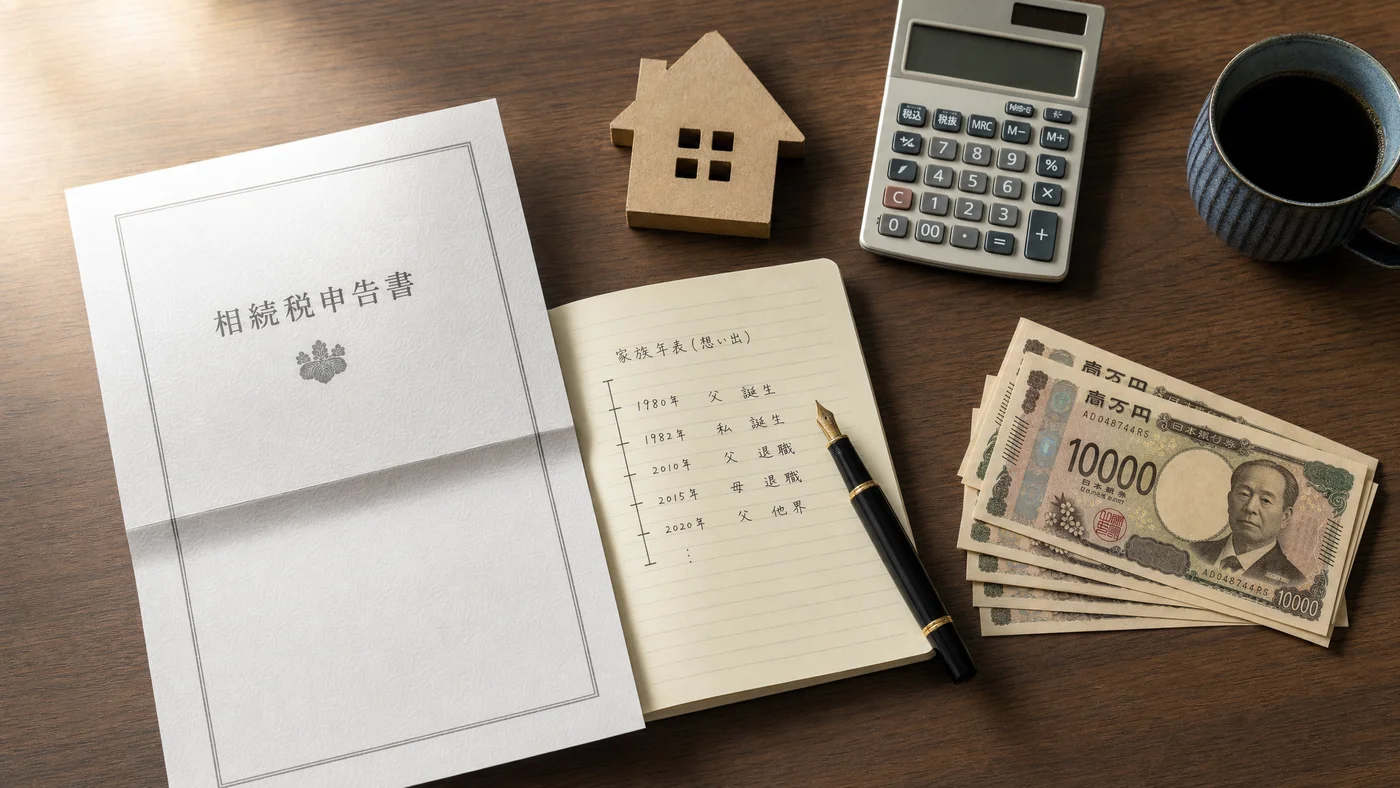 相続税の納付準備を整理するイメージ