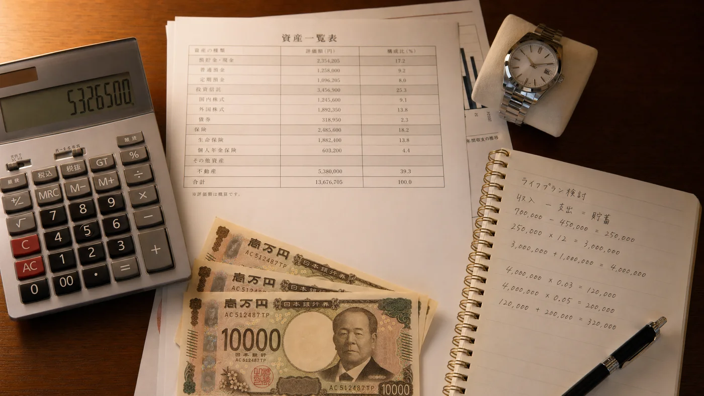 投資利回りと借入利息の損益分岐点を示すシミュレーション
