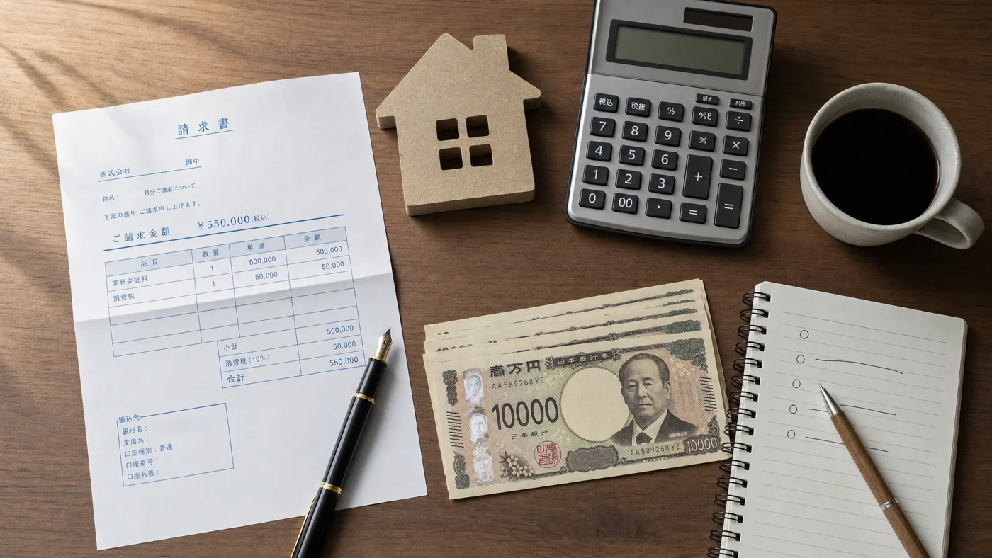 売掛遅延月の固定費補填イメージ