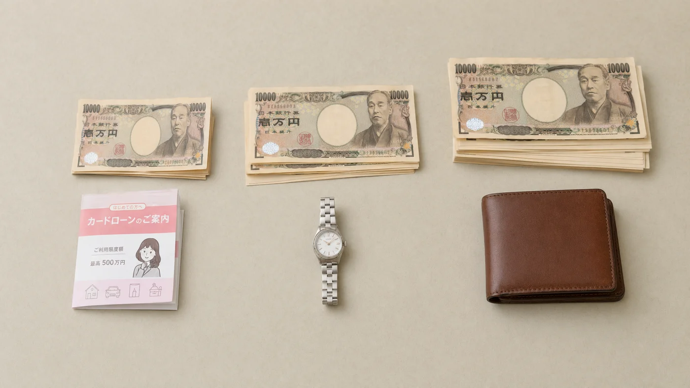 短期資金調達の選択肢イメージ