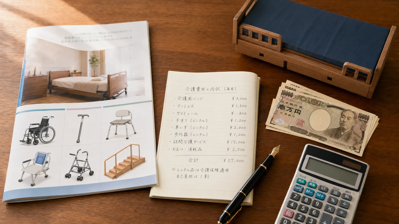 在宅介護用品の購入を計画するイメージ